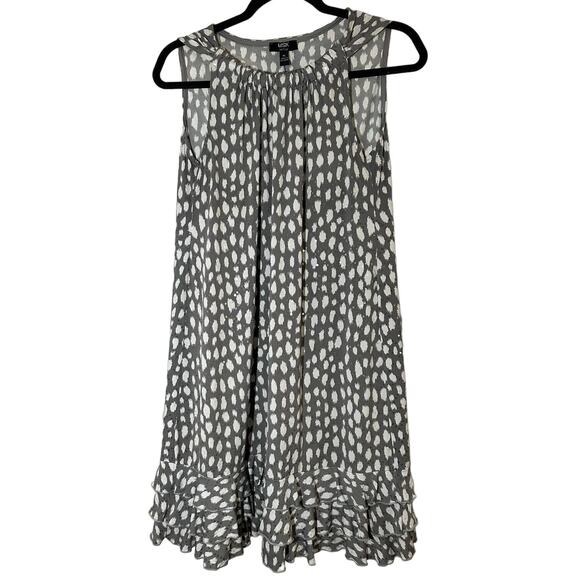 MSK Dresses & Skirts - MSK Gray Sleeveless Sequin Dress Size Petite Large